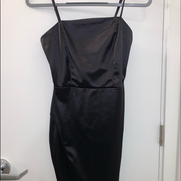 Black Silk Dress - Picture 2 of 5